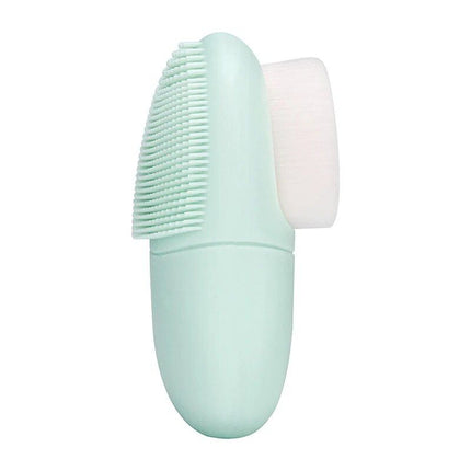 Multi-Purpose Silicone Facial Cleansing Brush – Compact, Dual-Headed, Eco-Friendly Face Brush for Deep Cleansing and Exfoliation - Wnkrs