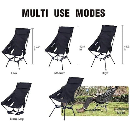 Adjustable High-Back Oversize Camping Chair - Wnkrs