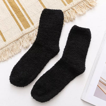 Chaussettes d'hiver en polaire thermique et confortable pour hommes