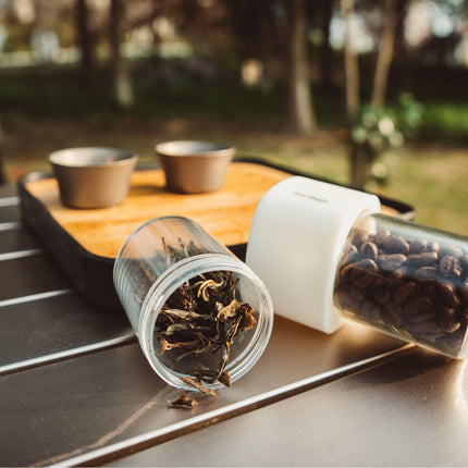 Recipiente portátil para té y café para cocina al aire libre y camping