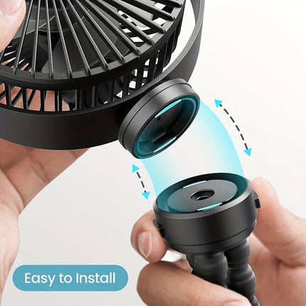 Mini ventilador portátil para cochecito