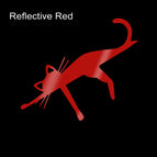 1 pièce / Rouge réfléchissant