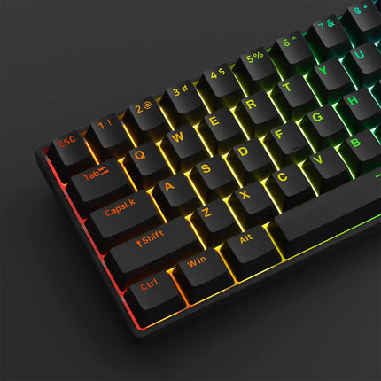 Teclado mecánico para juegos con cable de 61 teclas, disparador rápido y retroiluminación RGB