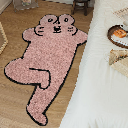 Alfombra antideslizante moderna de lujo para sala de estar y dormitorio