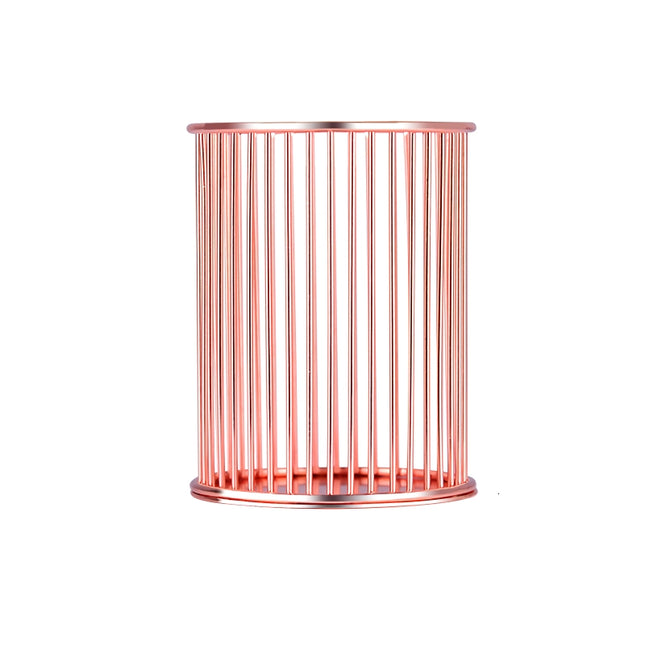 Pot à stylos plaqué or