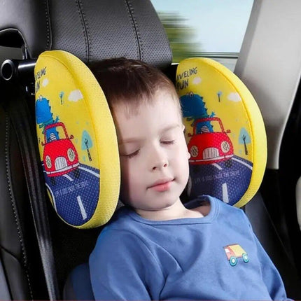 Adjustable Car Seat Neck Pillow - Comfortable Headrest for Travel, Suitable for All Ages - Wnkrs