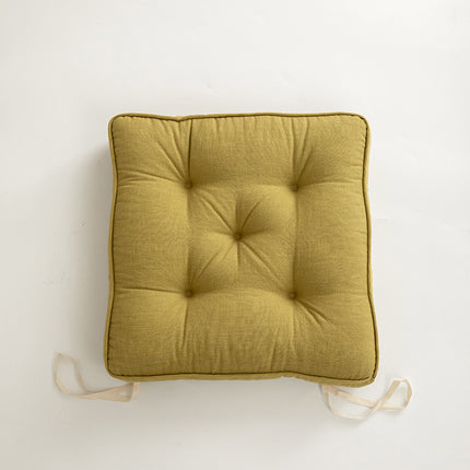 Japanese Simple Cotton And Linen Cushion Thickened And Anti-skid - Wnkrs