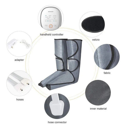 Revitalizing Air Compression Leg & Foot Massager with Infrared Therapy - Wnkrs