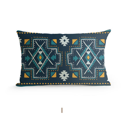 Bohemian Homestay Ethnic Style Pillow Living Room Sofa Cushion Office Pillow Car Backrest Pillow Case - Wnkrs