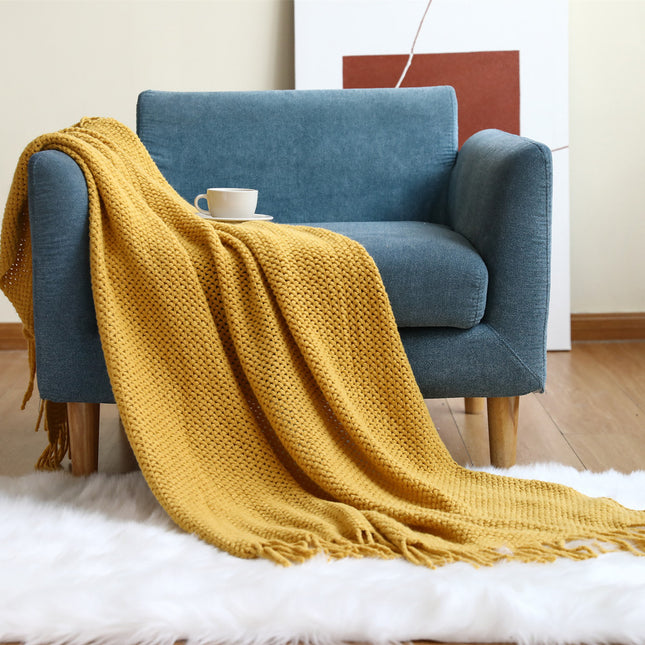 Office Sofa Nap Knitting Blanket - Wnkrs