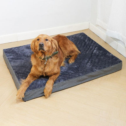 Tapis de lit pour chien super doux et amovible