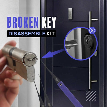 Broken Key Extraction Tool Set - Effortless Lock Repair Solution