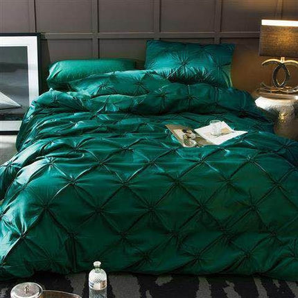 Three-piece Solid Color Bed Sheet Duvet Cover - Wnkrs