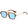 Leopardo + lentes azules
