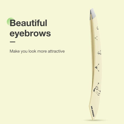 Precision Stainless Steel Eyebrow Tweezer for Fine Hair Removal - Wnkrs