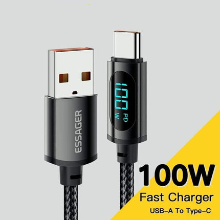 High-Speed USB-C Fast Charging Cable with LED Indicator - Wnkrs