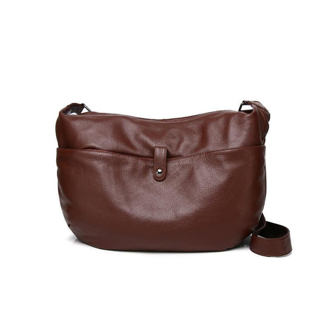 Sac à bandoulière Hobo pour femme en cuir véritable de haute qualité