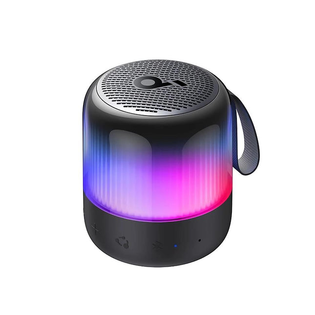 Altavoz portátil con sonido de 360° y espectáculo de luces