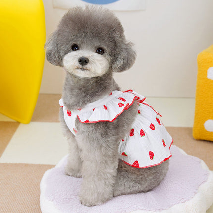 Robe d'été mignonne pour chien