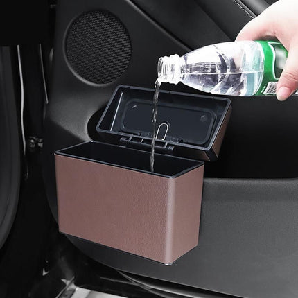 Waterproof Portable Car Trash Can with Rolling Lid - Wnkrs