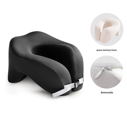 Oreiller de voyage ergonomique réglable en mousse à mémoire de forme en U