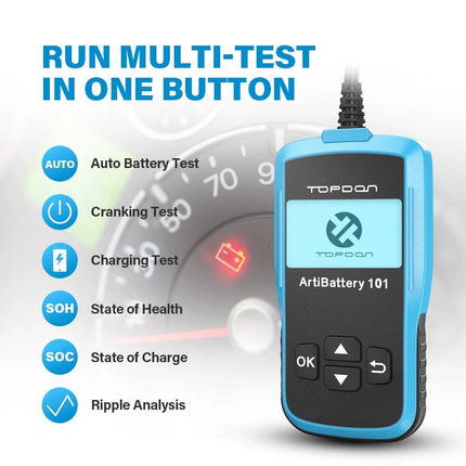 Multi-Function 12V Car Battery Tester - Wnkrs