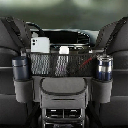 Car Front Seat Large Capacity PU Organizer & Storage Bag - Wnkrs