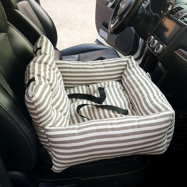 Luxury Pet Car Seat Pad with Safety Belt - Wnkrs