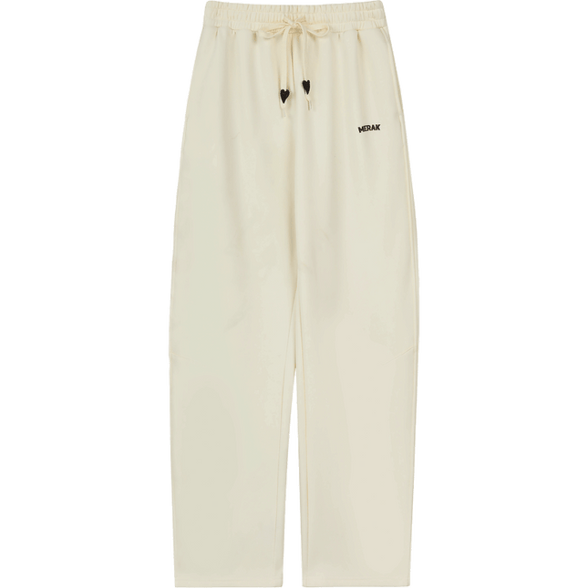 Pantalones deportivos de polar con cintura alta