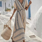 Beige With Patterned Design / S