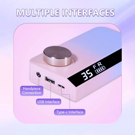 Rechargeable Nail Drill Manicure Machine - Wnkrs