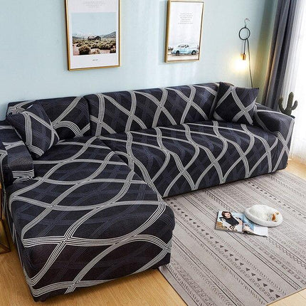 Modern Stretch Kaleidoscope Fabric Sofa Cover - Wnkrs