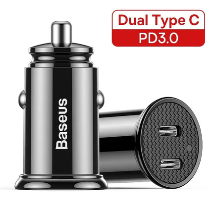 30W Dual Port Fast Car Charger