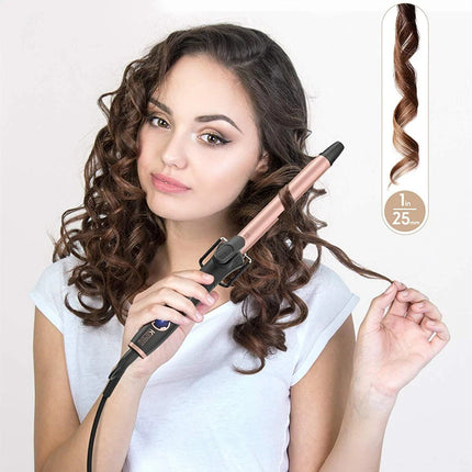 Professional Hair Curling Iron with LCD Display - Wnkrs