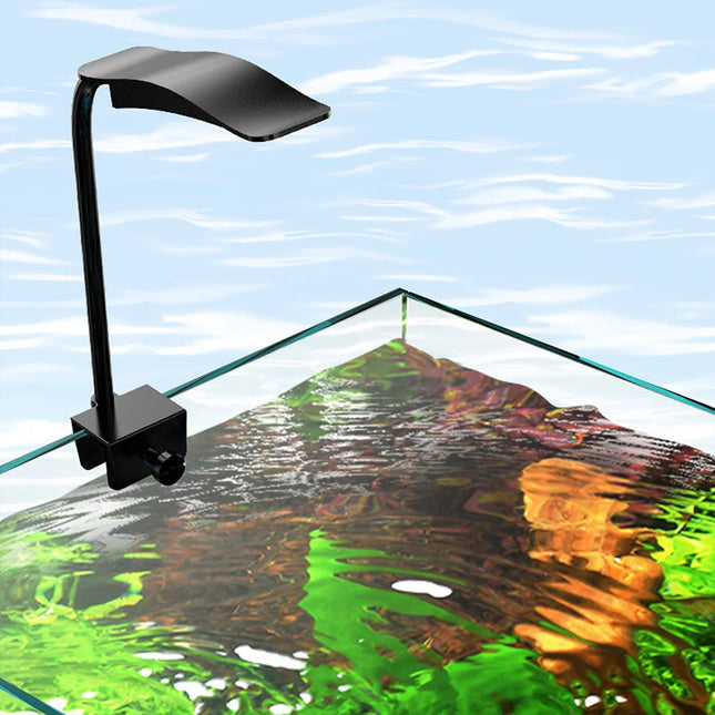 Luz LED para acuario con clip giratorio de 360° y temporizador