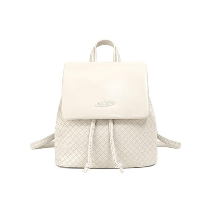 Sac à dos polyvalent en tricot blanc pour les voyages et les loisirs en été