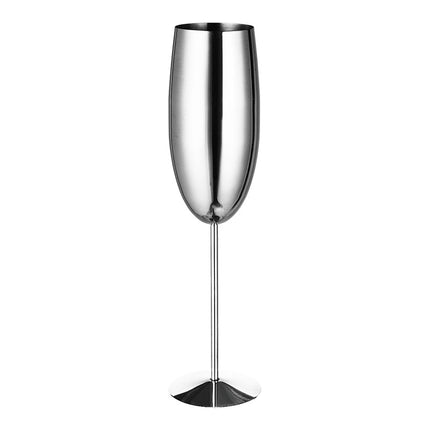 Champagne glass stainless steel goblet - Wnkrs