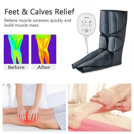 Revitalizing Air Compression Leg & Foot Massager with Infrared Therapy - Wnkrs