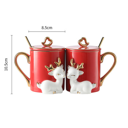 A Pair Of Suit Couple's Mugs - Wnkrs