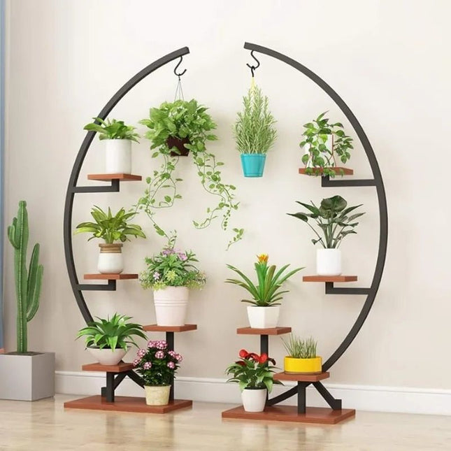 Half Moon Indoor Plant Stand - Wnkrs