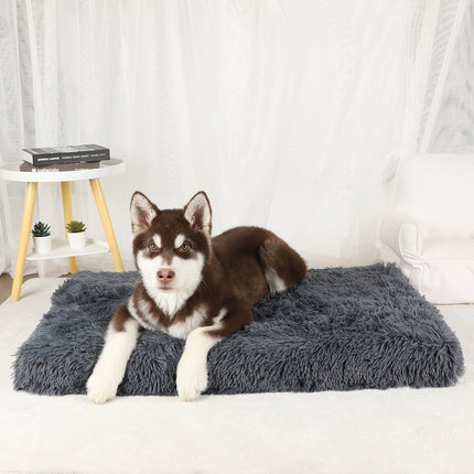 Tapis en peluche pour chien