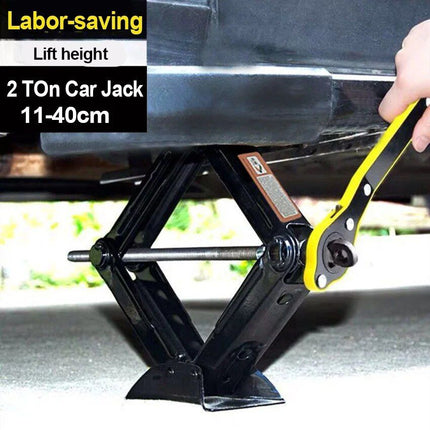 2 Ton Portable Folding Car Jack & Tire Repair Kit - Wnkrs