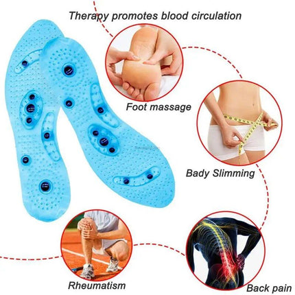 Magnetic Acupressure Massage Insoles for Weight Loss & Foot Health - Wnkrs