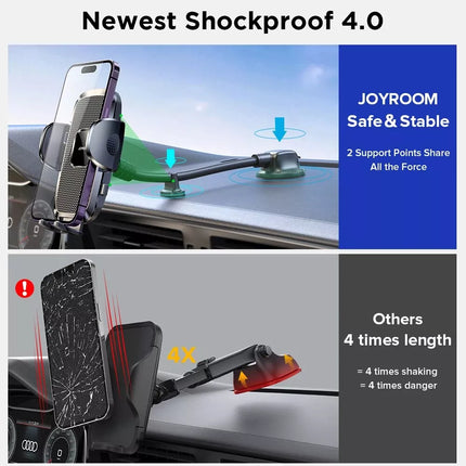 360° Flexible Long Arm Car Phone Holder