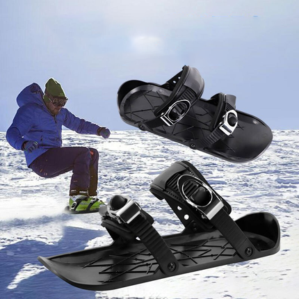 Adjustable Mini Ski Skates - All Terrain Winter Sports Gear - Wnkrs