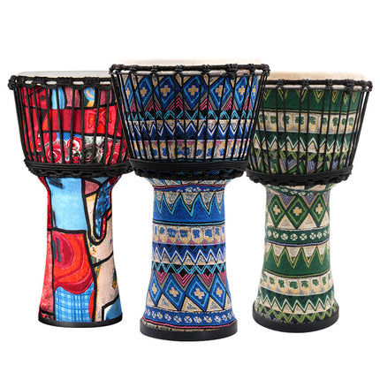 Qiangu Sheepskin African Drum Cloth Handmade Drum For Children''s Kindergarten Beginners 8 "10" Professional Yunnan Lijiang Drum - Wnkrs