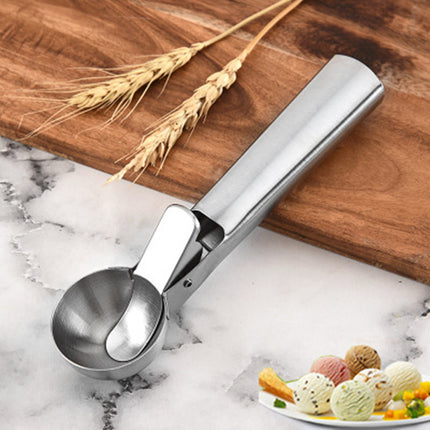 Ice Cream Scoops Stacks Stainless Steel Ice Cream Digger Non-Stick Fruit Ice Ball Maker Watermelon Ice Cream Spoon Tool - Wnkrs