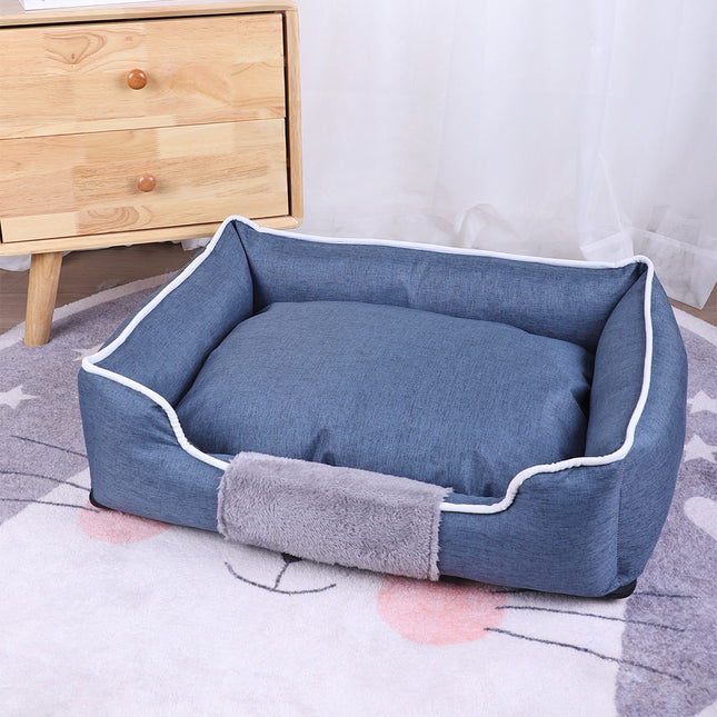 Lit moelleux et lavable pour chien - Coussin confortable pour chiens et chats de petite et moyenne taille