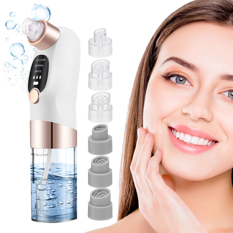 Rechargeable Facial Pore Vacuum with Six Heads