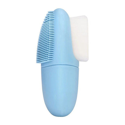 Multi-Purpose Silicone Facial Cleansing Brush – Compact, Dual-Headed, Eco-Friendly Face Brush for Deep Cleansing and Exfoliation - Wnkrs